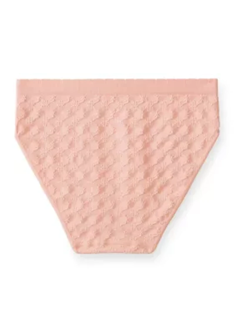 Seamless Scalloped High Cut Panties