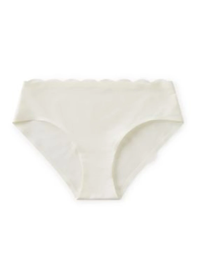 Scalloped Edge Hipster Panty