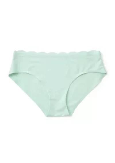 Scalloped Edge Hipster Panty