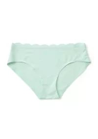 Scalloped Edge Hipster Panty