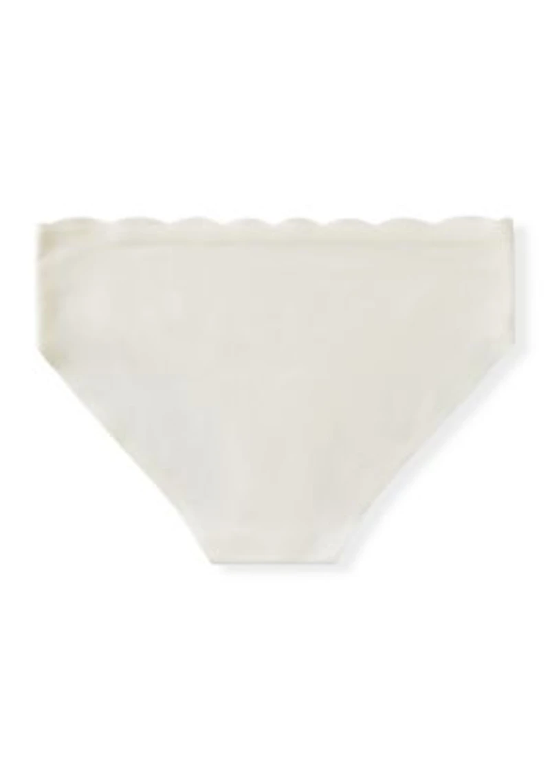 Scalloped Edge Hipster Panty