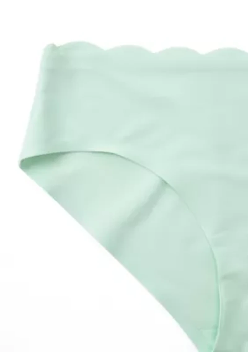 Scalloped Edge Hipster Panty