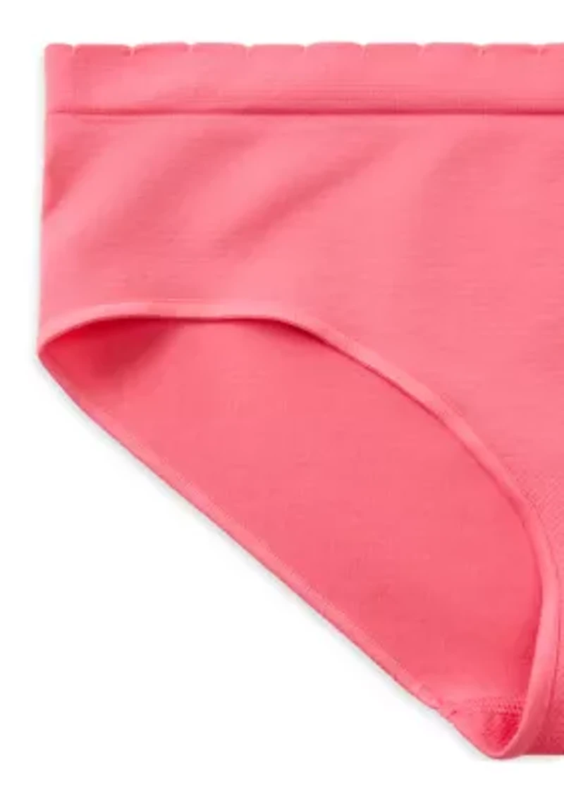 Seamless Scallop Hipster Panty