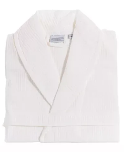 Unisex Waffle Weave Bathrobe