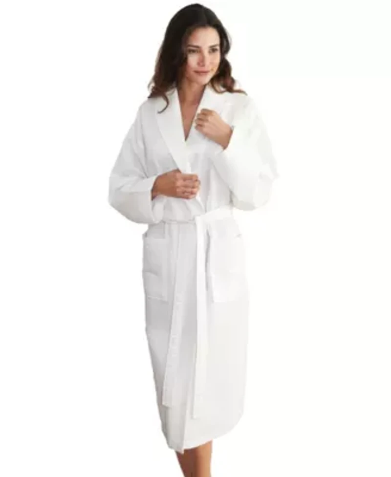 Unisex Waffle Weave Bathrobe