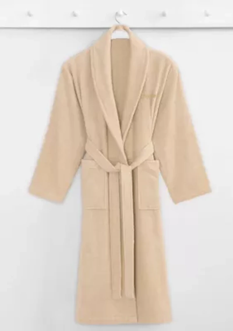 Terry Bathrobe Embroidered with Groom Design