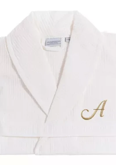 Personalized Unisex Waffle Weave Bathrobe