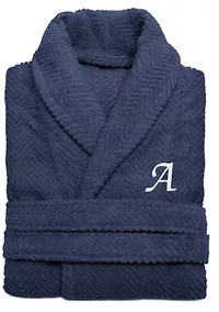 Personalized Unisex Herringbone Bathrobe