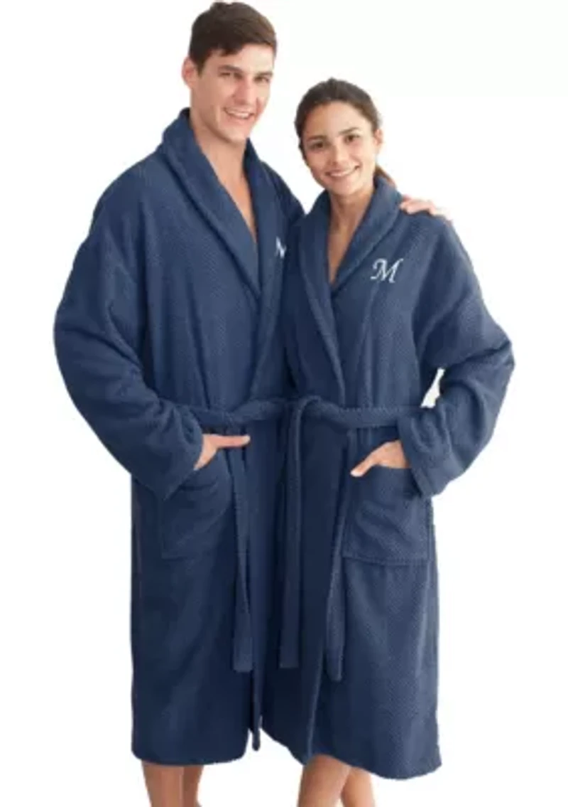 Personalized Unisex Herringbone Bathrobe