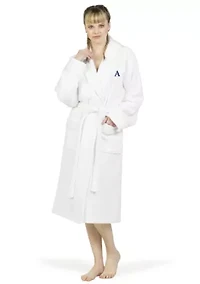 Personalized Unisex Waffle Terry Bathrobe