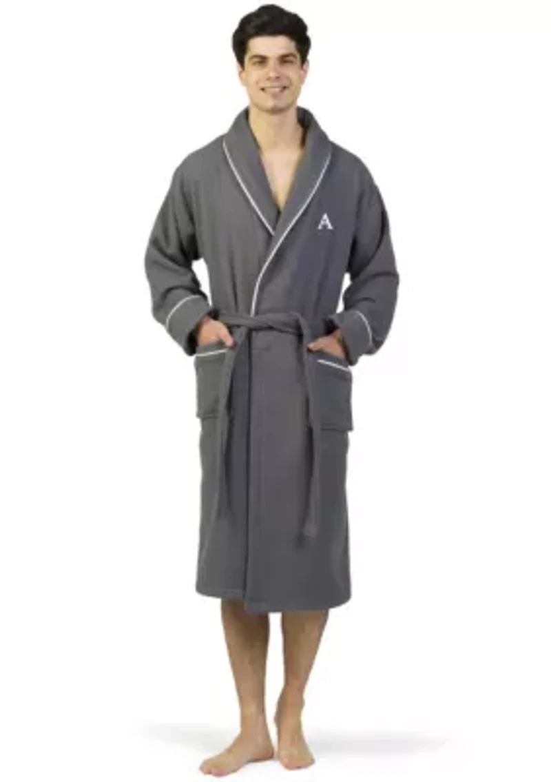 Personalized Unisex Waffle Terry Bathrobe