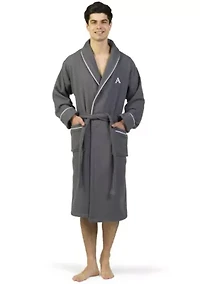 Personalized Unisex Waffle Terry Bathrobe