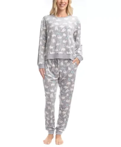 Muk Luks Mountain Vibes PJ Set