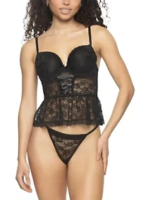 Rachel Lace Bustier Set