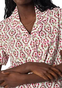 Women's Short Sleeve Shorts Set