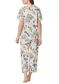 Women's Floral Pajama Set