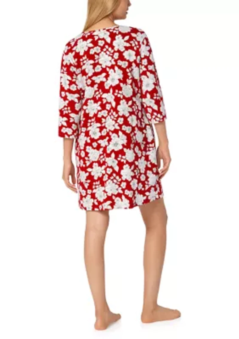 Cotton Knit Sleep Dress