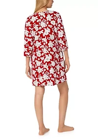 Cotton Knit Sleep Dress