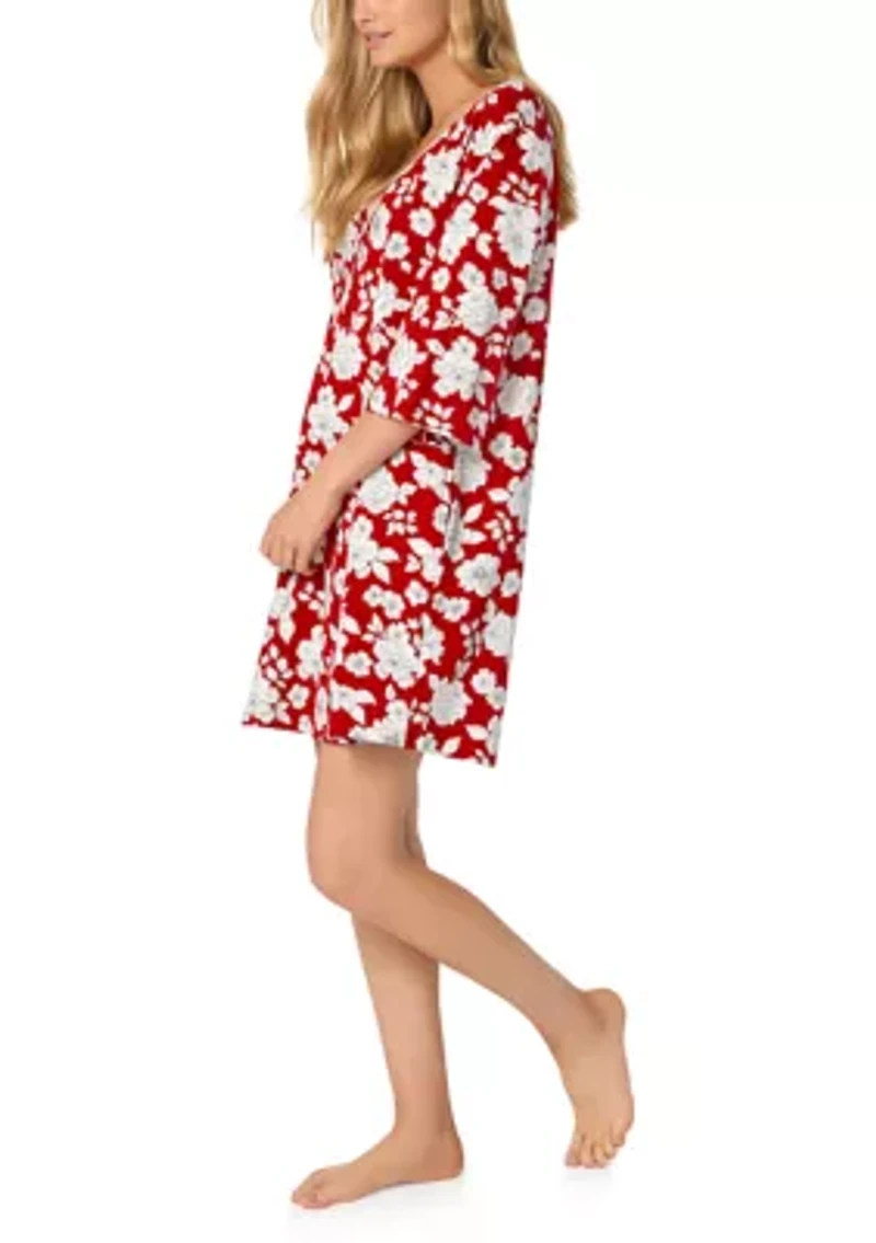 Cotton Knit Sleep Dress