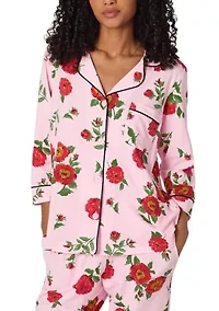 Women's 3/4 Crop Pajama Set