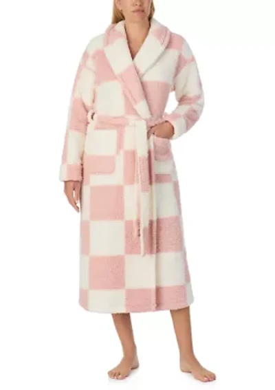 Shawl Checkered Robe