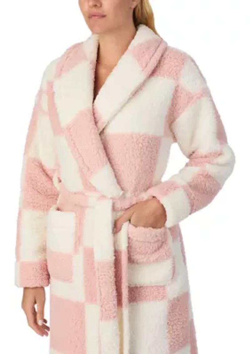 Shawl Checkered Robe