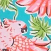 Plus Short Sleeve Set - Playful Parrots