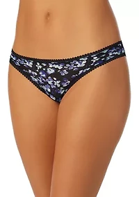 Printed Mesh Bikini Panty