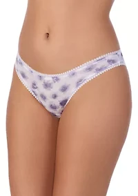 Printed Mesh Bikini Panty