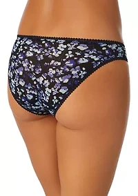 Printed Mesh Bikini Panty