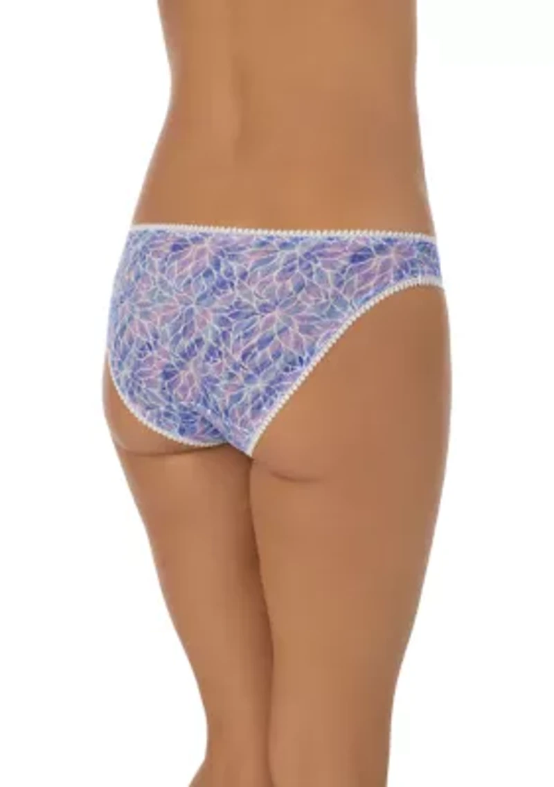 Printed Mesh Bikini Panty