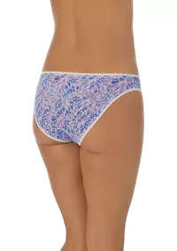 Printed Mesh Bikini Panty