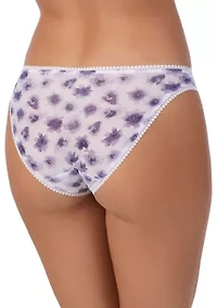 Printed Mesh Bikini Panty