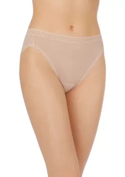 Fine Italian Mesh Hi Cut Brief Panty