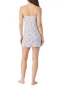 Floral Ruffle Chemise