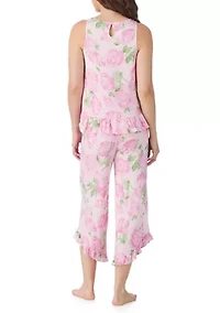 Women's Tank Top and Pants Pajama Set