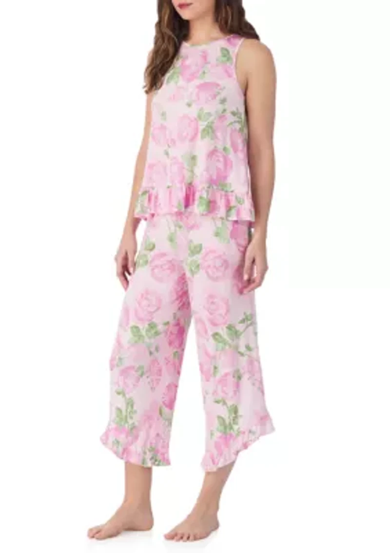 Women's Tank Top and Pants Pajama Set