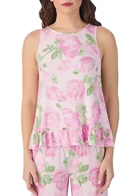 Women's Tank Top and Pants Pajama Set