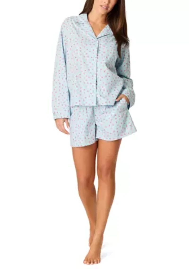 After Party Poplin Pajama Set