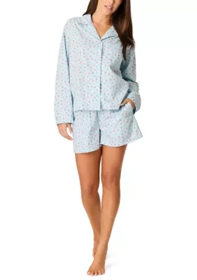 After Party Poplin Pajama Set