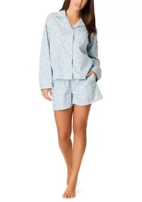 After Party Poplin Pajama Set