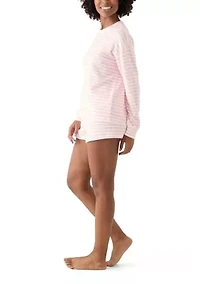 Women's Long Sleeve Peachy Short Pajama Set
