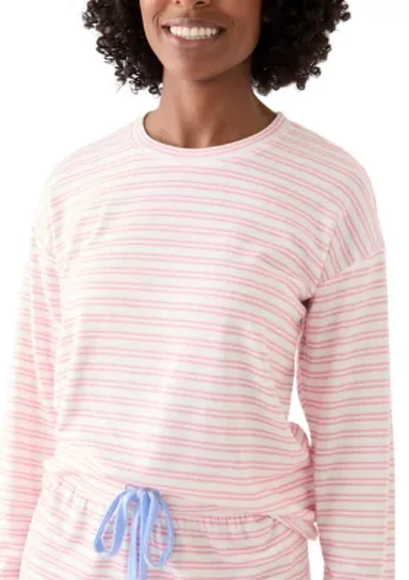 Women's Long Sleeve Peachy Short Pajama Set