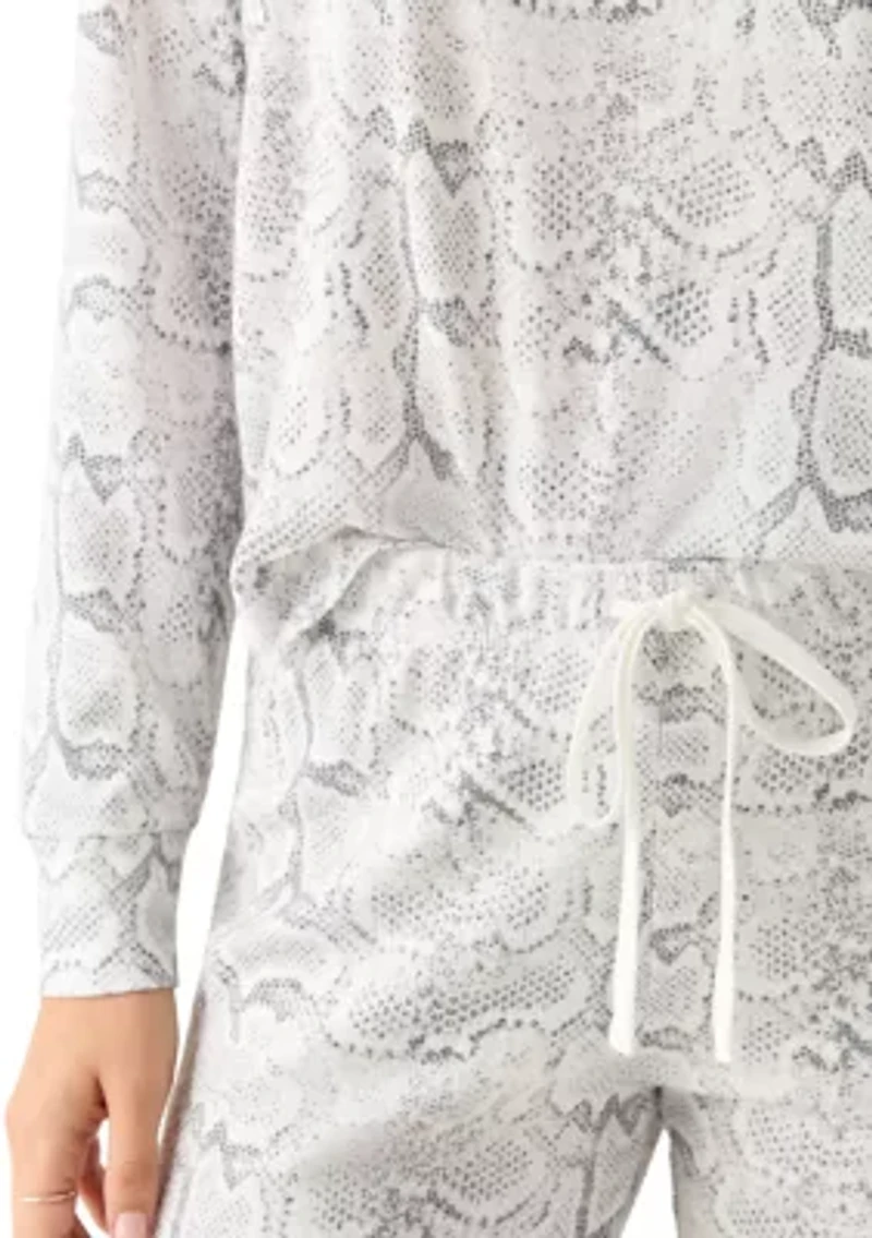 Printed Peachy Jogger Pajama Set
