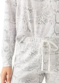 Printed Peachy Jogger Pajama Set