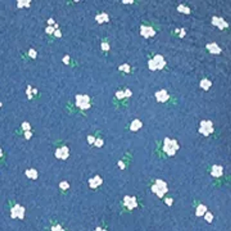 Women's Long Sleeve Ditsy Henley Pajama Set