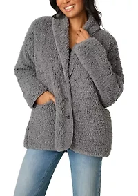 Women's Shearling Cardigan