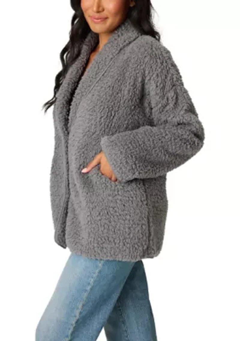 Women's Shearling Cardigan