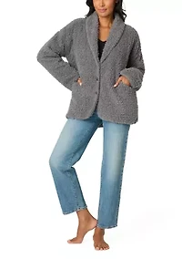 Women's Shearling Cardigan