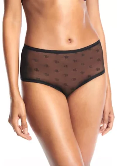 Monogram Sheer Modern Briefs